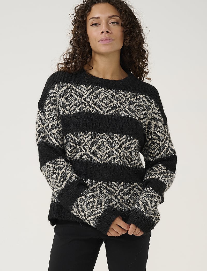 Culture - CUIona Brava Pullover - striktrøjer - black - 0