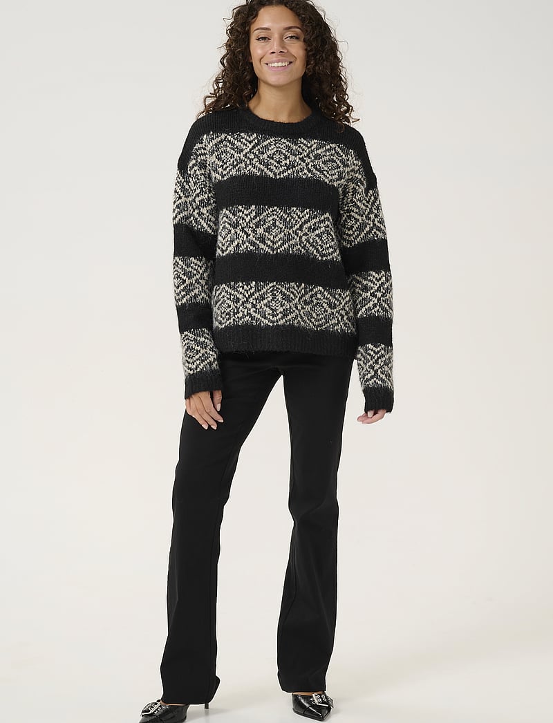 Culture - CUIona Brava Pullover - striktrøjer - black - 3