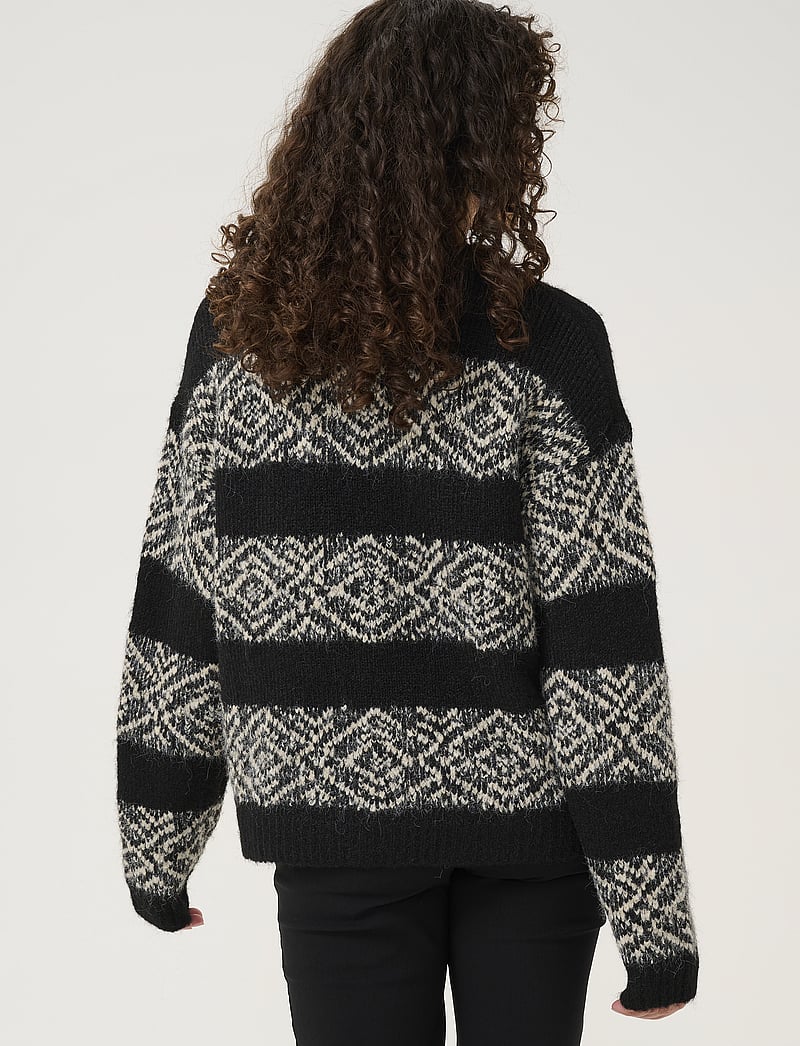 Culture - CUIona Brava Pullover - striktrøjer - black - 4