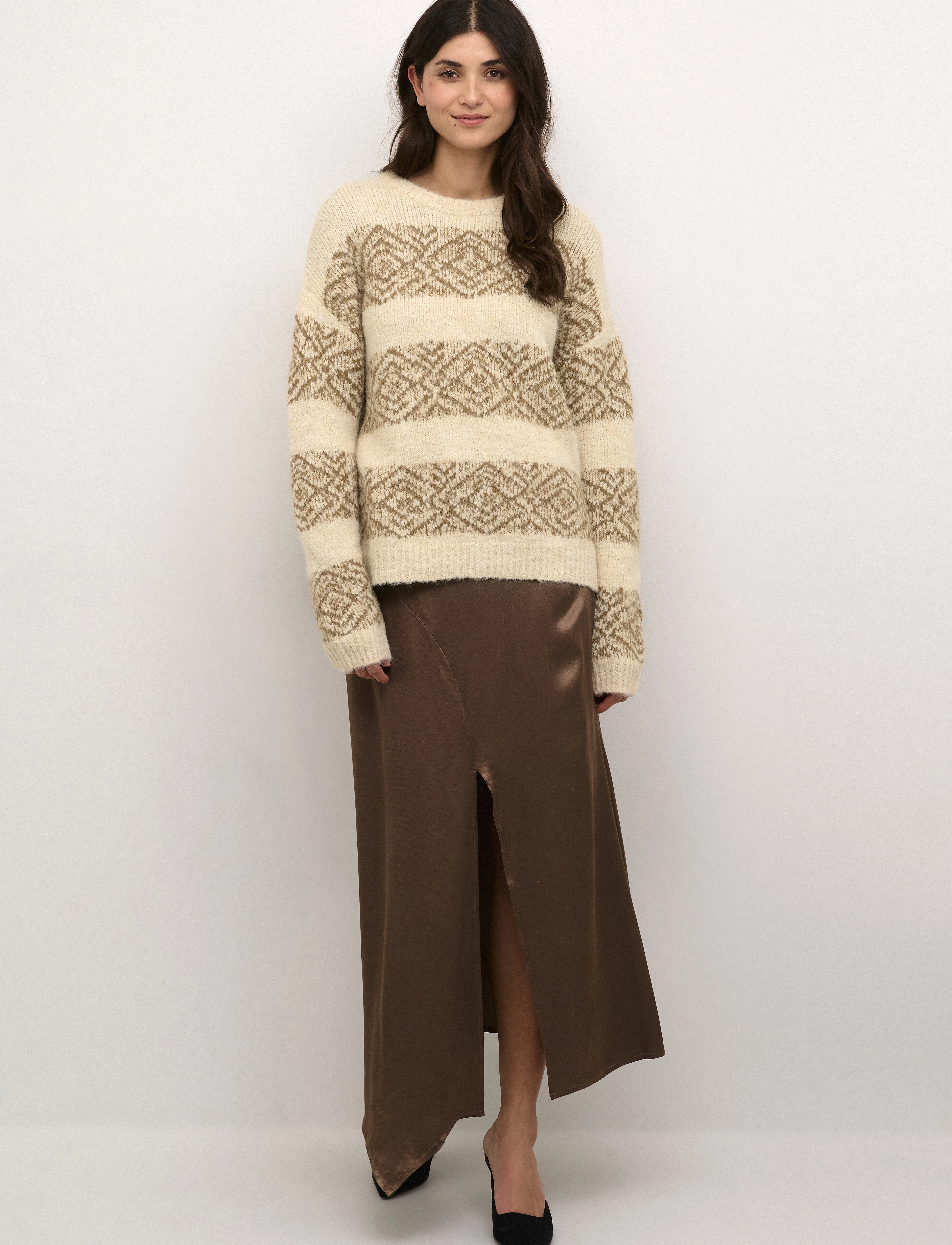 Culture - CUIona Brava Pullover - pullover - whitecap melange - 3