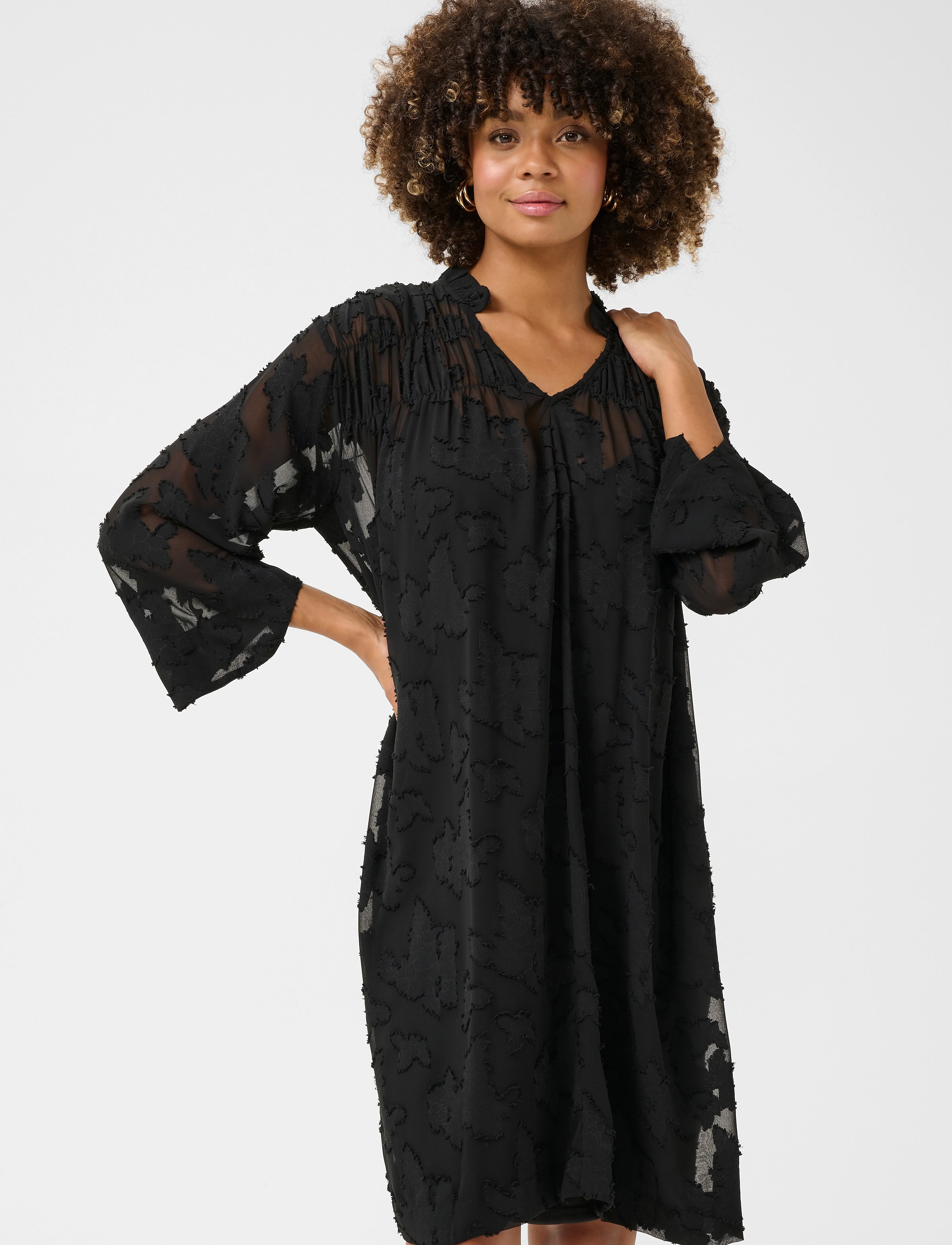 Culture CUsanta Dress - Klänningar - BLACK / black