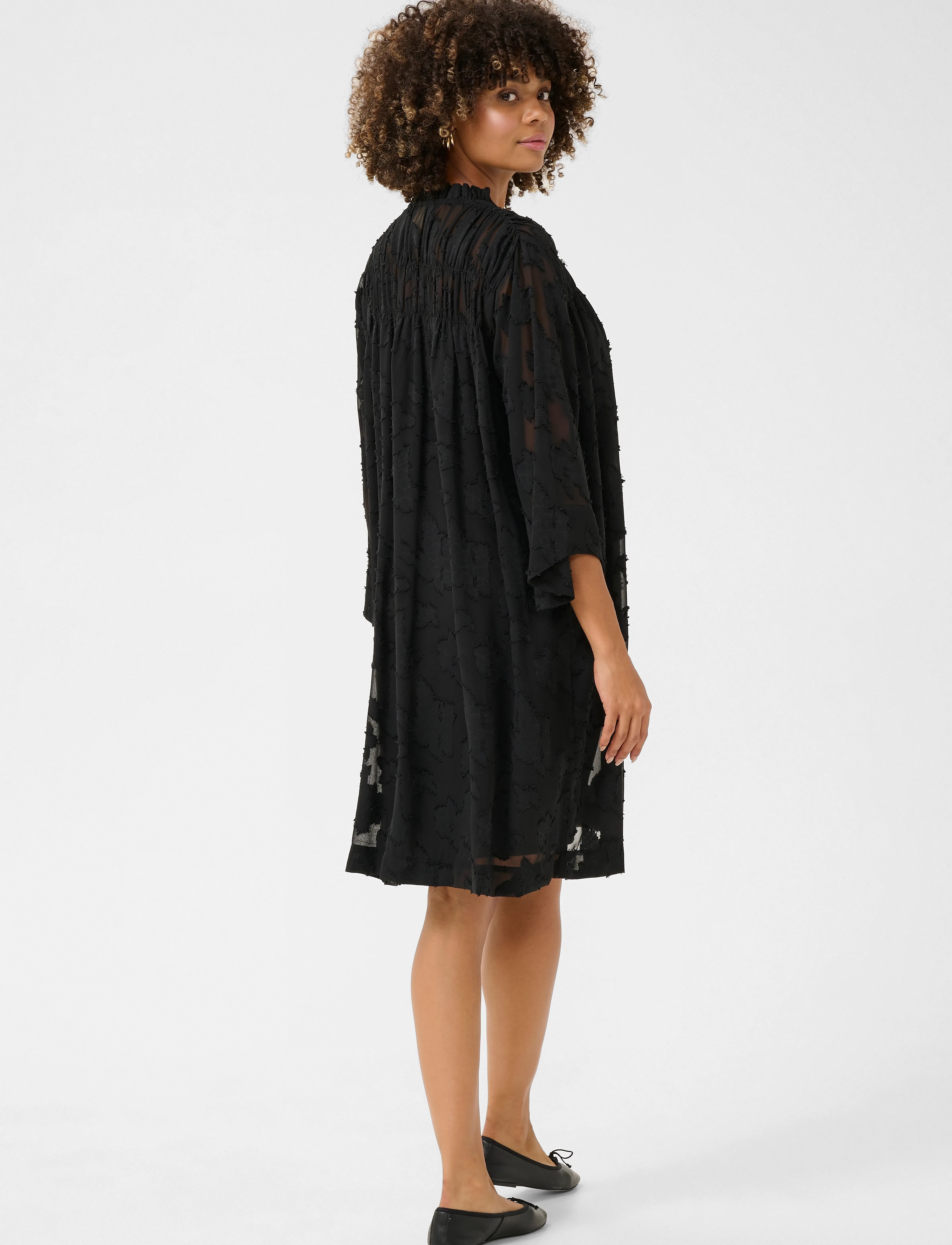 Culture - CUsanta Dress - blondekjoler - black - 4