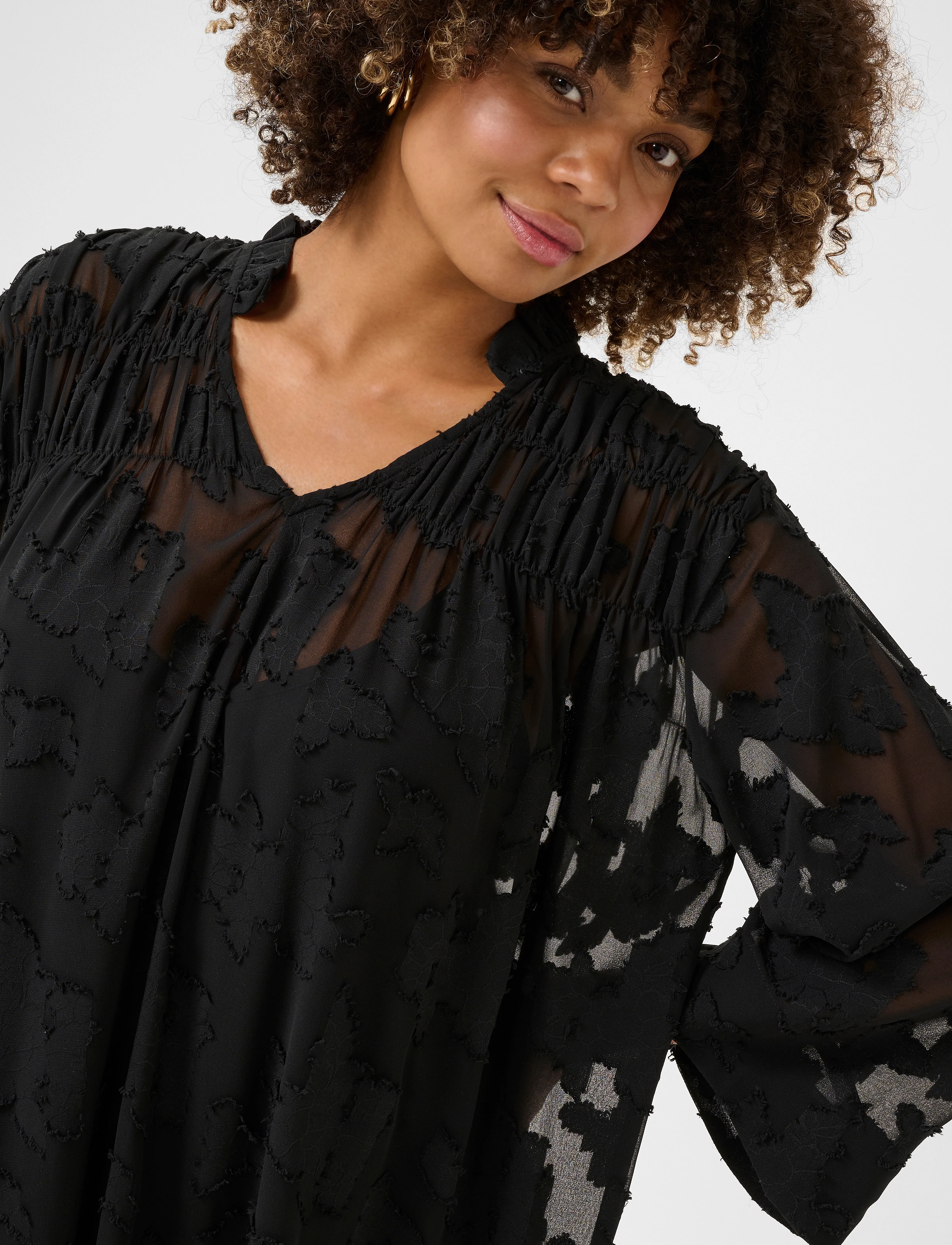 Culture - CUsanta Dress - blondekjoler - black - 5