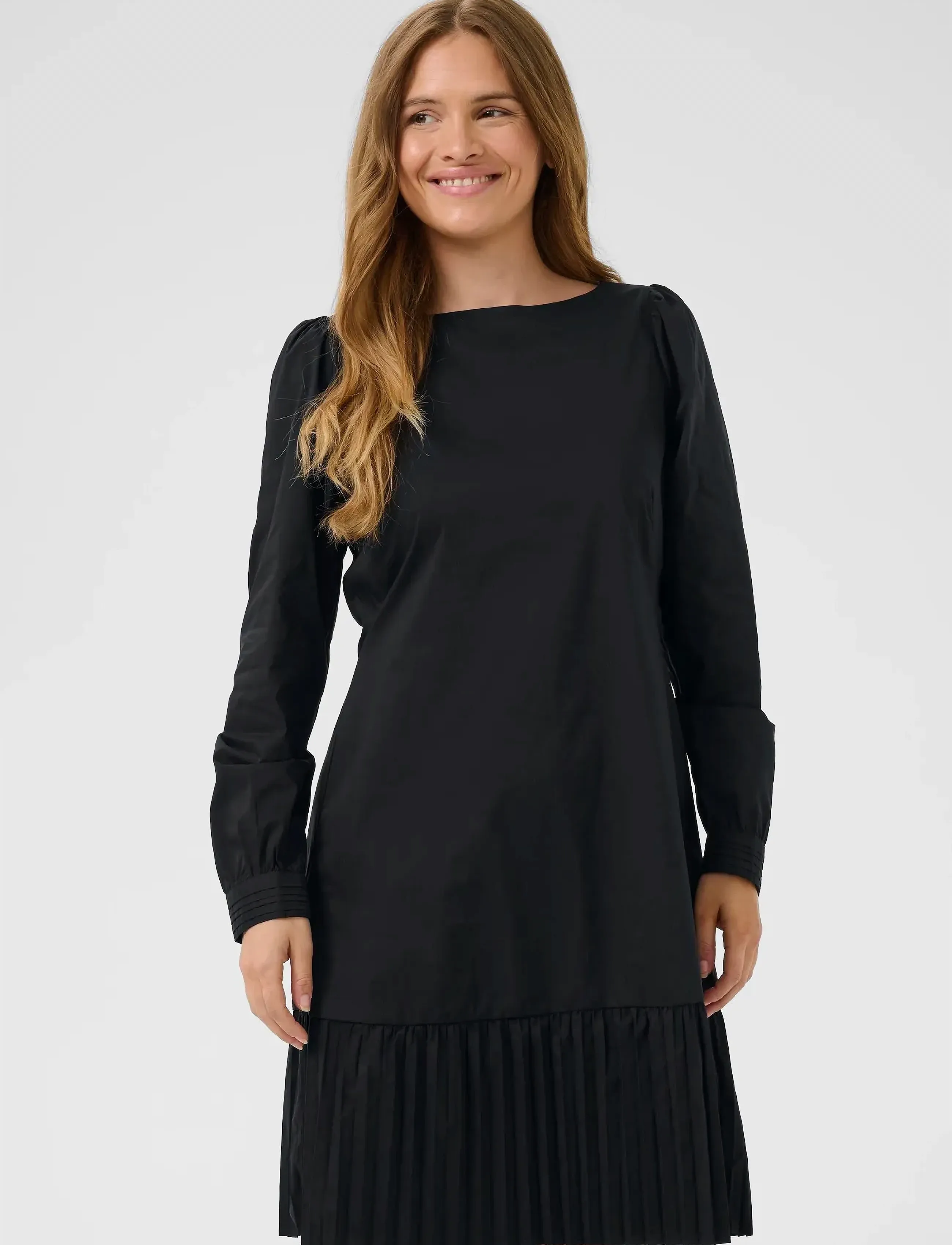 Culture - CUbeate Antoinett Dress - midi dresses - black - 0