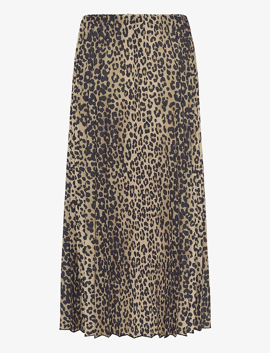 Culture - CUelda Skirt - plisowane spódnice - leopard - 2