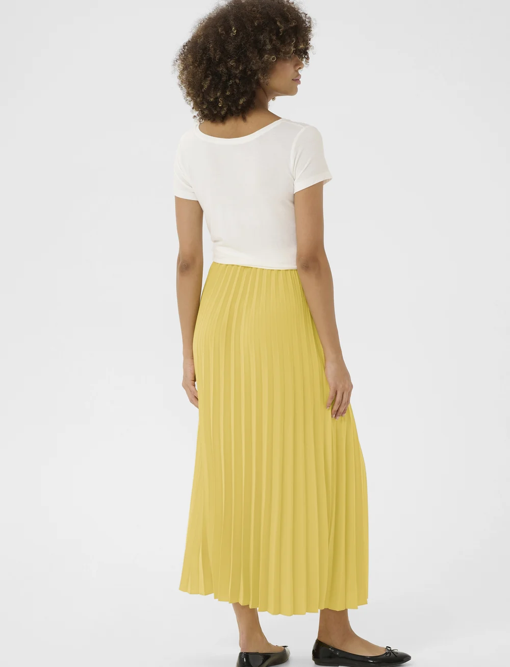 Culture - CUelda Skirt - plisserede nederdele - pineapple slice - 4