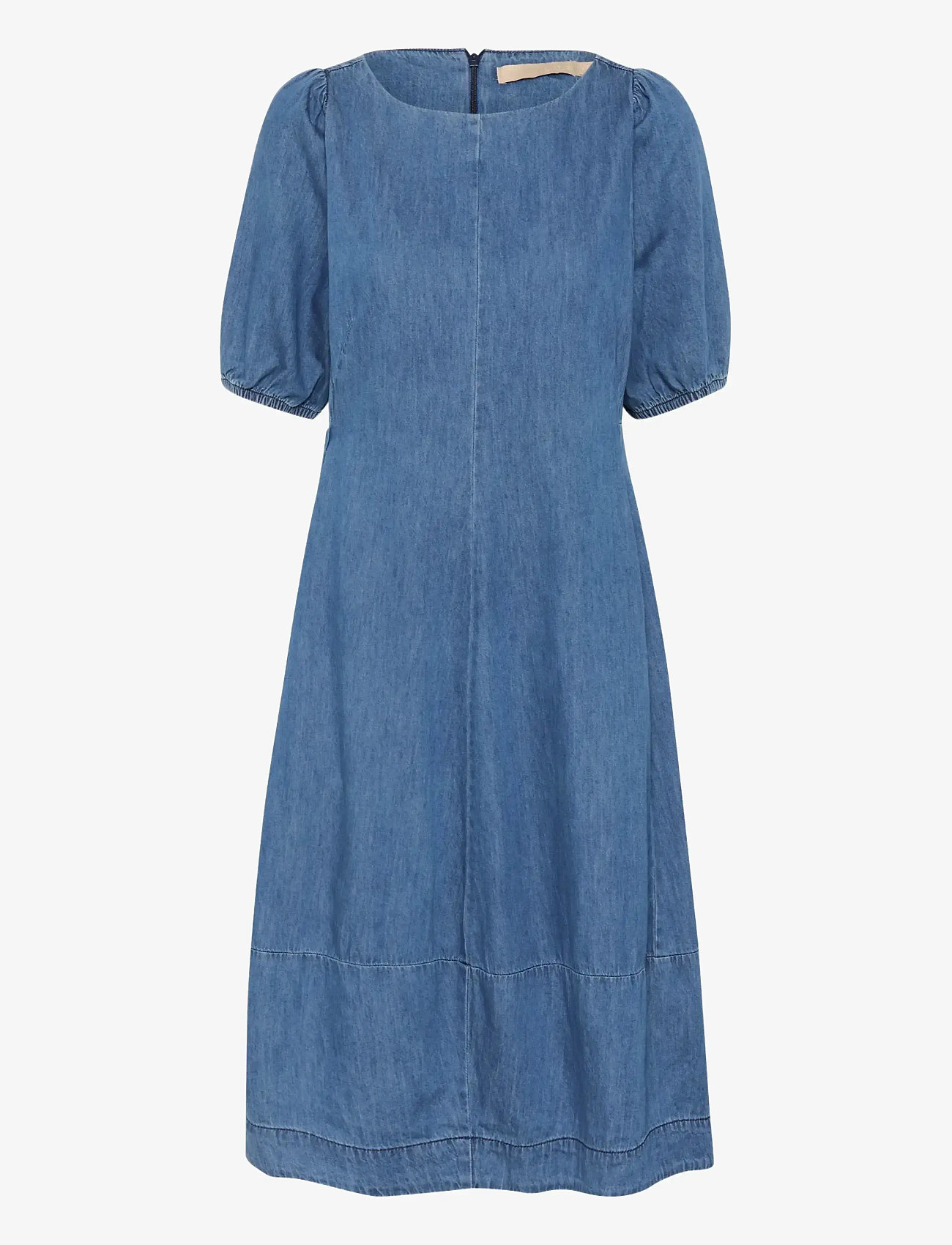 Culture - CUriva Arpa SS Dress - sommerkleider - dark blue wash - 1