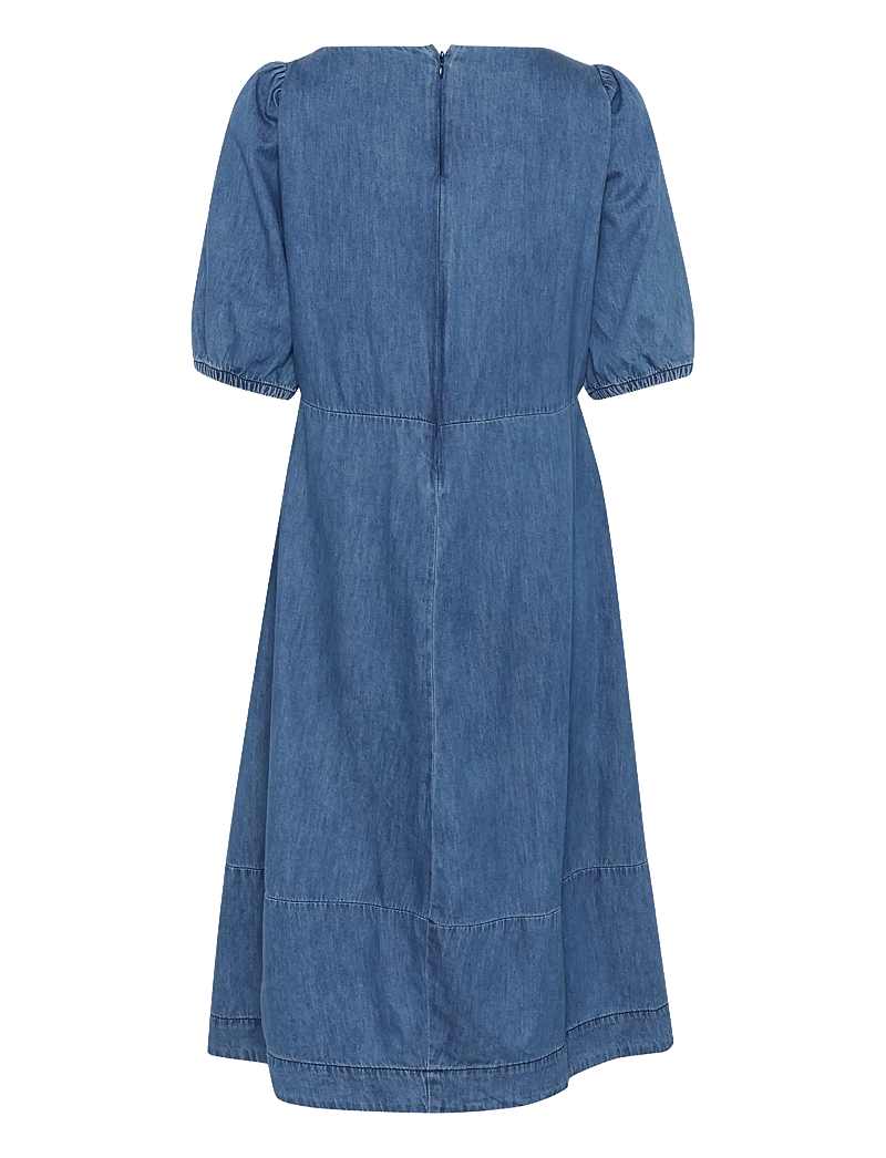 Culture - CUriva Arpa SS Dress - sommerkleider - dark blue wash - 2