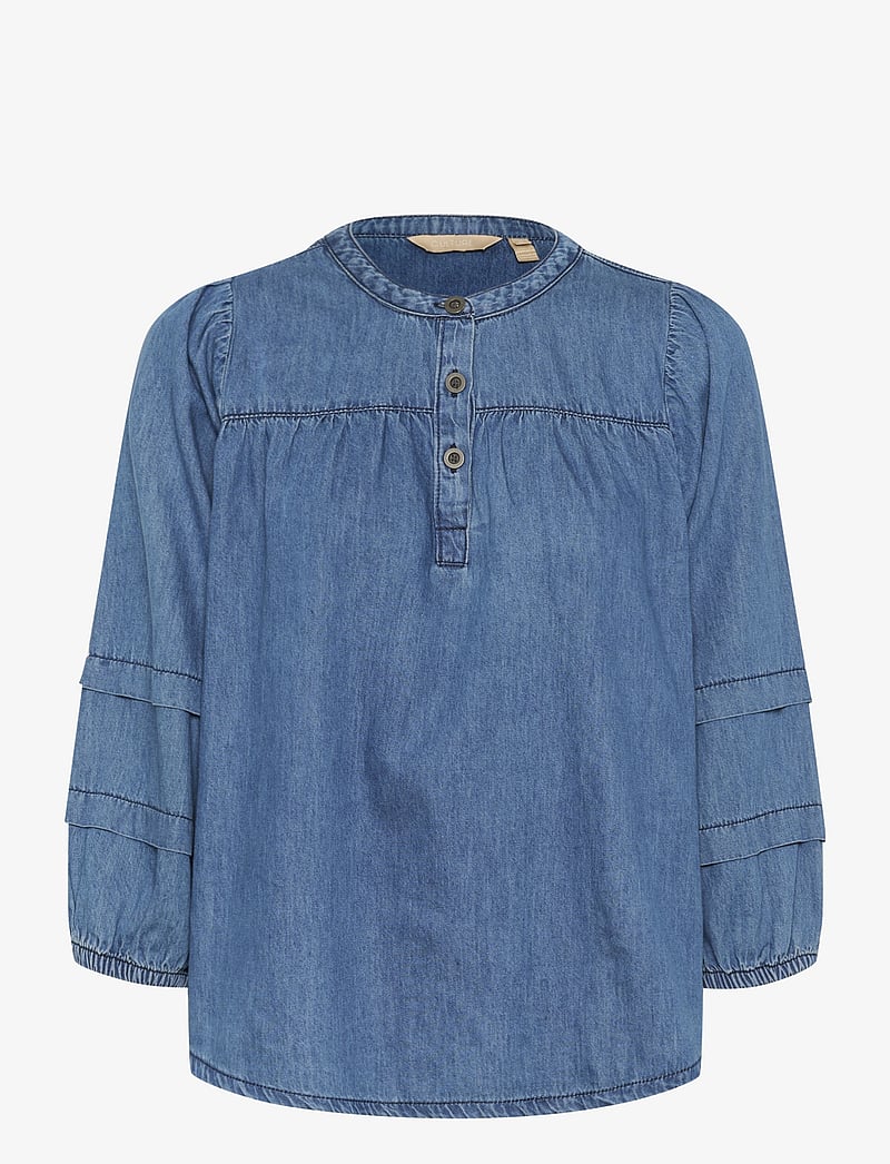 Culture - CUlivie Arpa Blouse - dark blue wash - 1