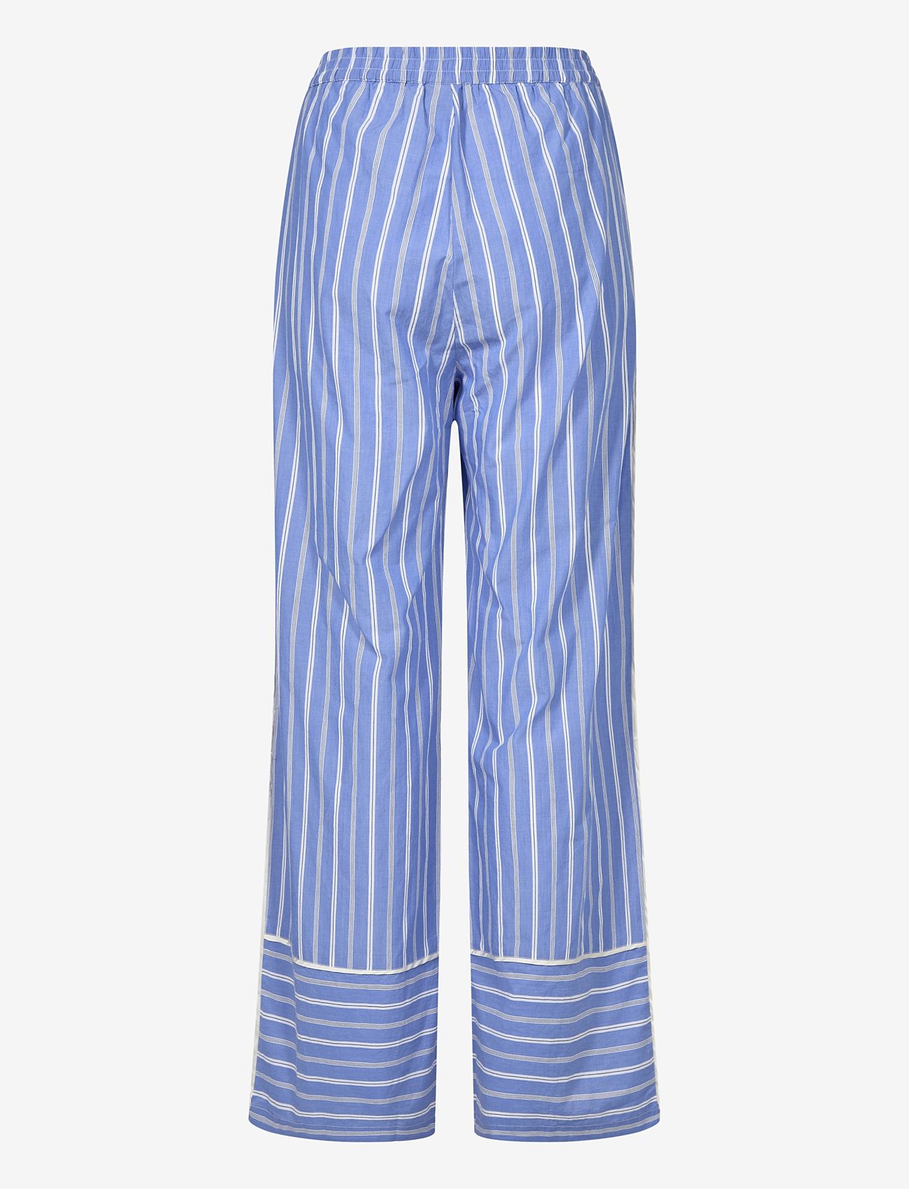 Culture - CUpetra Pants - plačios kelnės - blue stripe - 2