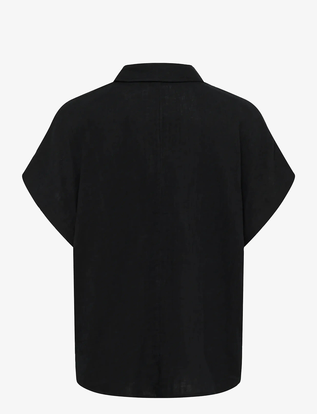 Culture - CUmyra Elina SS Shirt - kurzärmlige hemden - black - 2