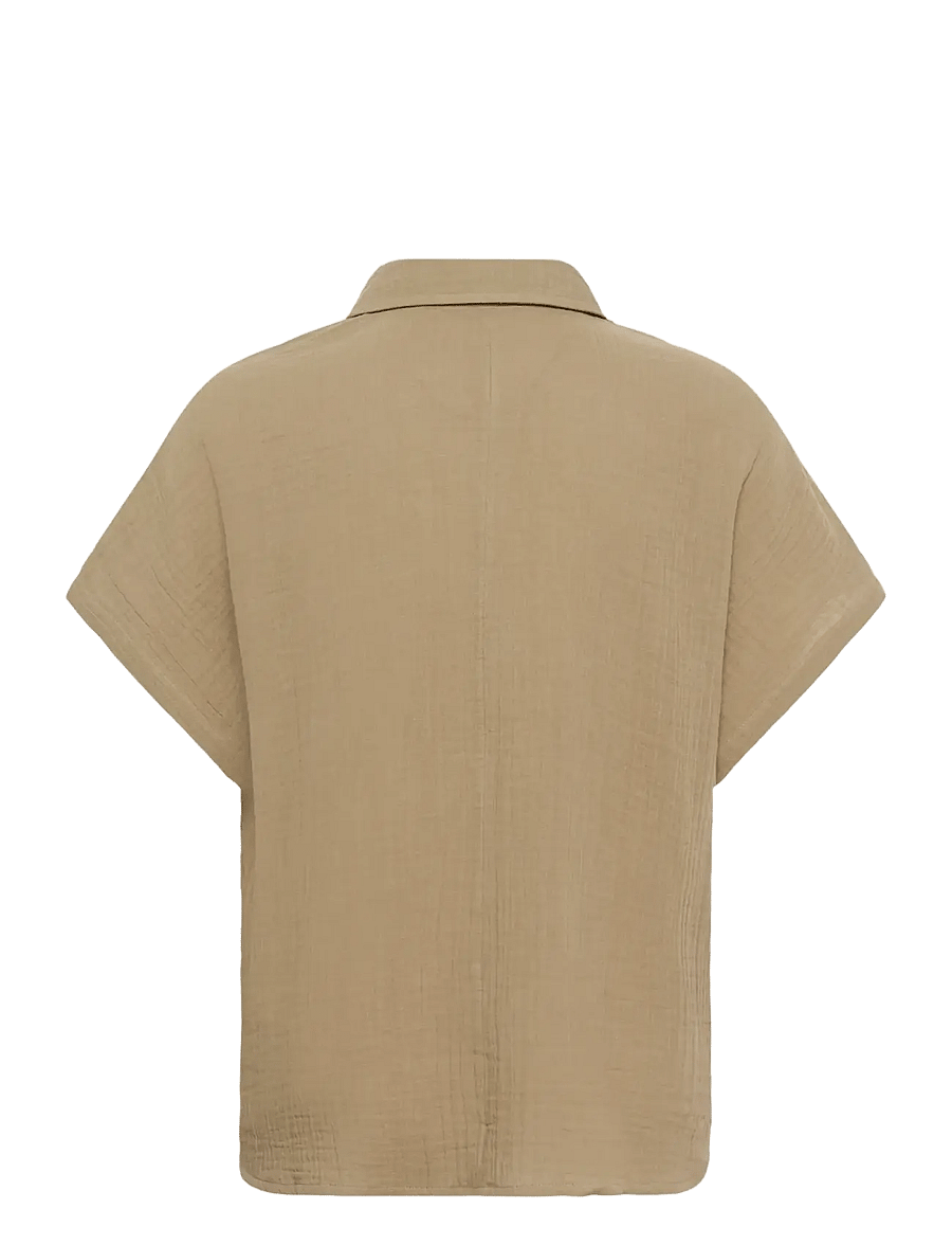 Culture - CUmyra Elina SS Shirt - chemises à manches courtes - dune - 2