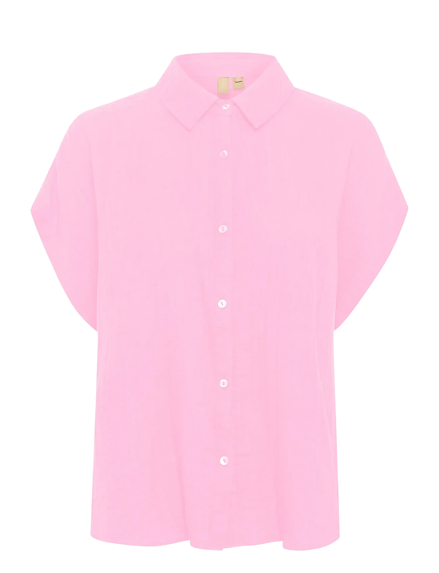 Culture - CUmyra Elina SS Shirt - kurzärmlige hemden - lilac sachet - 1