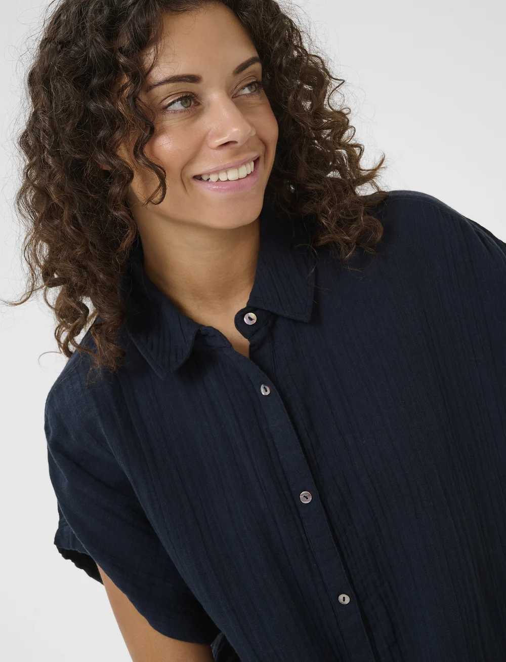 Culture - CUmyra Elina SS Shirt - kurzärmlige hemden - salute - 5