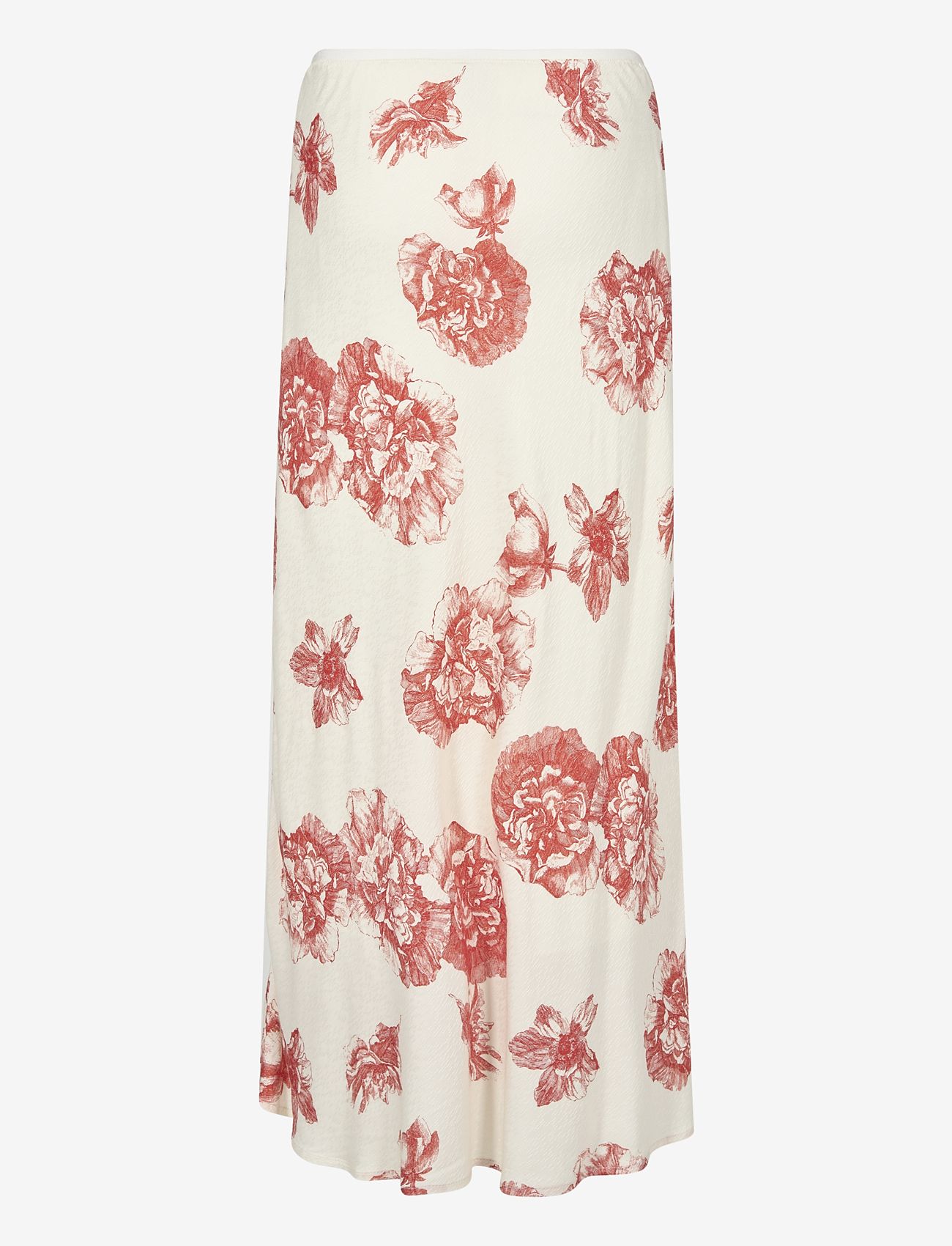 Culture - CUalexa Skirt - maxi nederdele - offwhite/red flower - 2