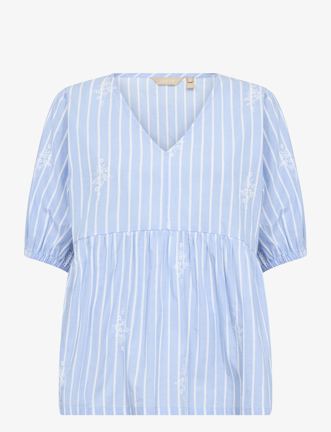 Culture CUbaloo Blouse - Kleidung - BLUE STRIPE / blue