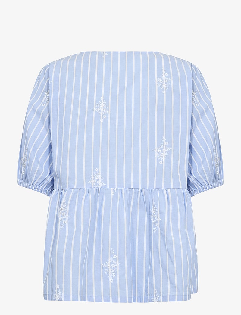 Culture - CUbaloo Blouse - blouses à manches courtes - blue stripe - 2