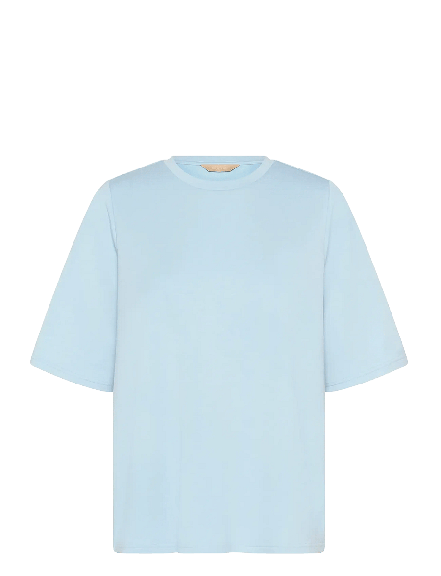 Culture - CUhara Chabrina Tee - t-särgid - cashmere blue - 1