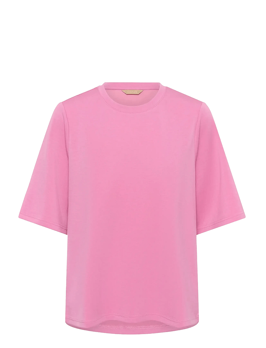 Culture - CUhara Chabrina Tee - t-shirts - fuchsia pink - 1