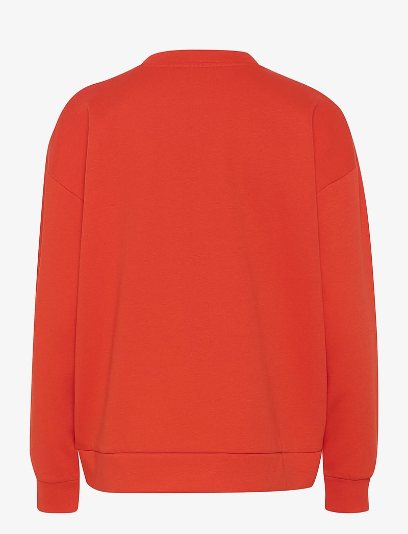 Culture - CUchira Charlie Sweatshirt - mid layer jackets - fiery red - 2