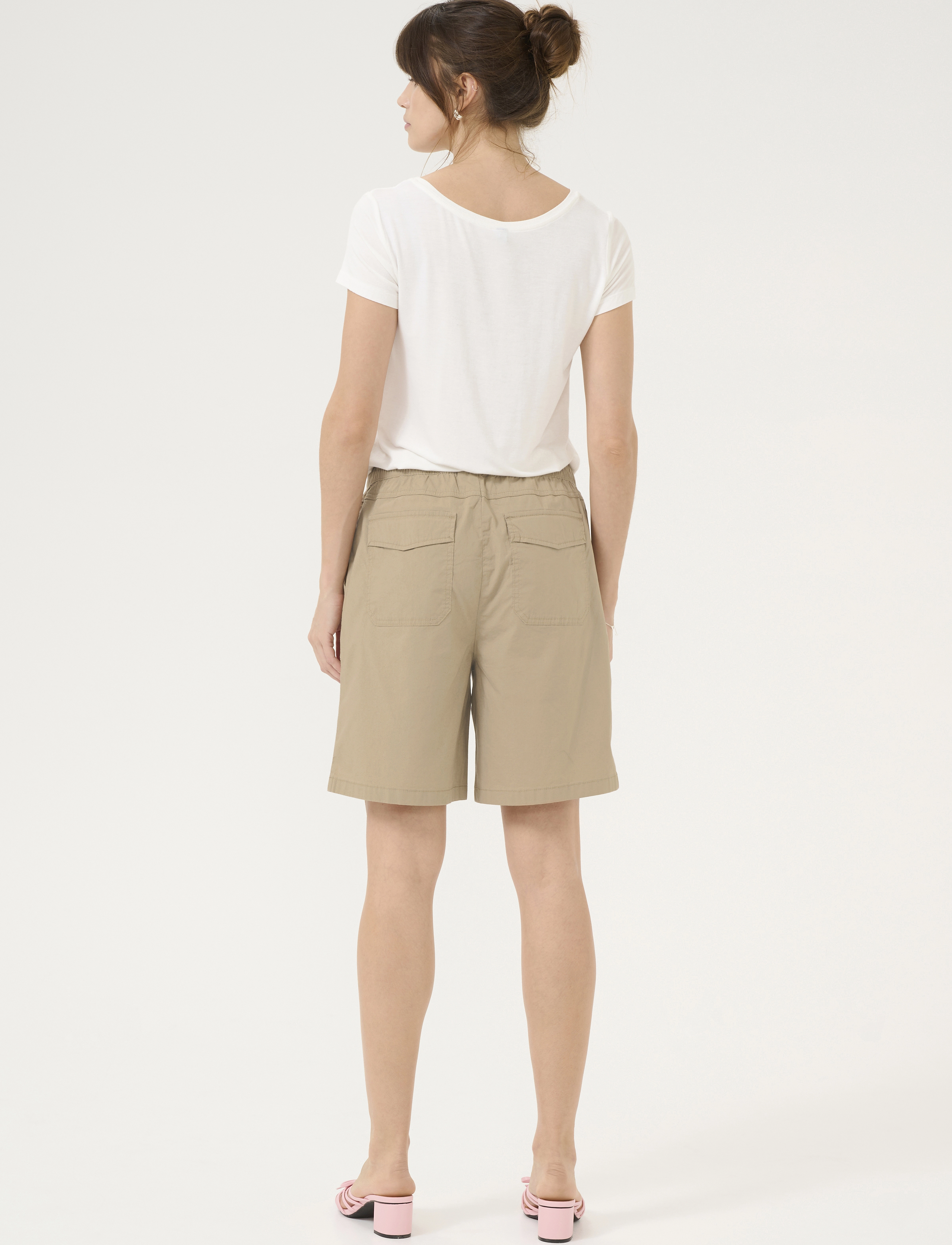 Culture - CUhalina Shorts - chino lühikesed püksid - dune wash - 4