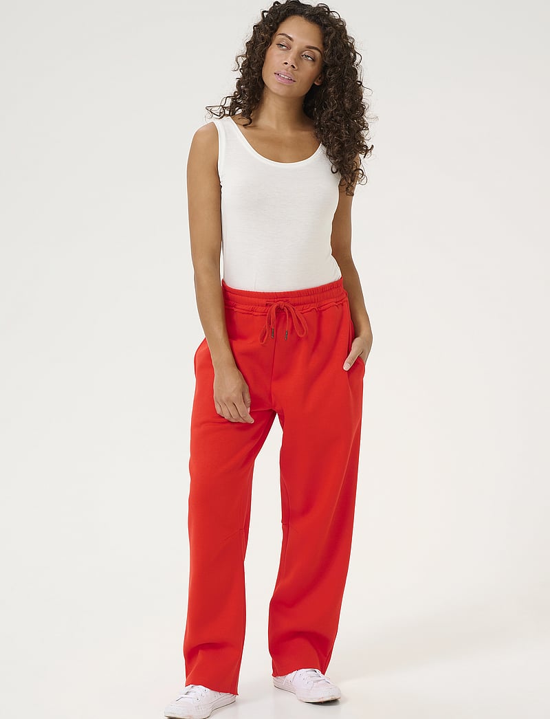 Culture - CUchira Charlie Sweatpants - modetrends - fiery red - 3