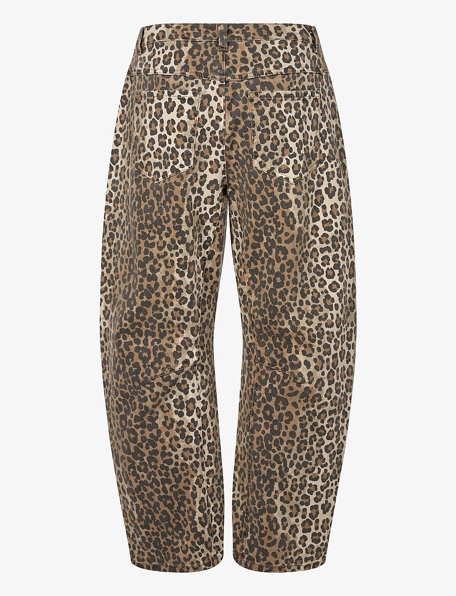 Culture - CUaliena Pants - alt kitsenevad teksad - leopard - 2