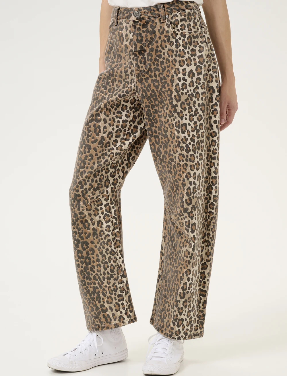 Culture - CUaliena Pants - tapered jeans - leopard - 0