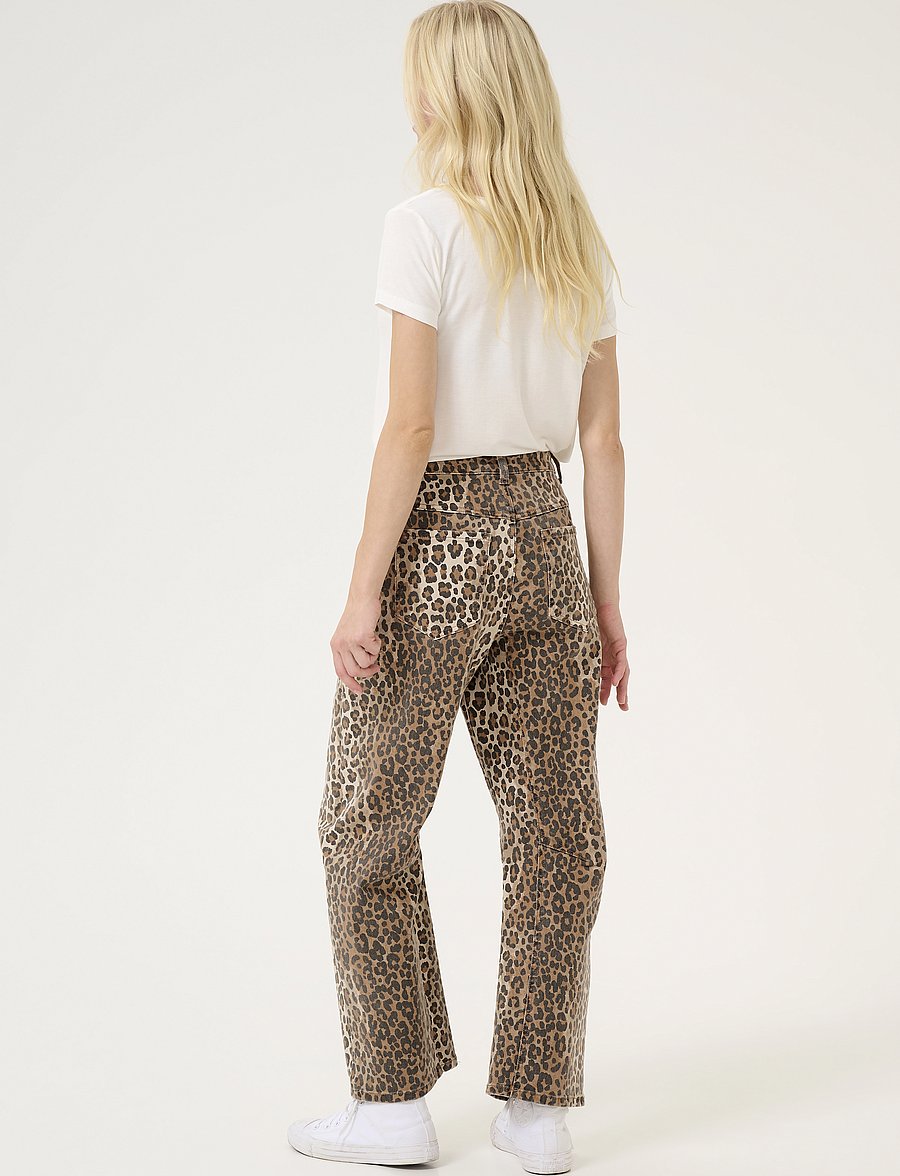 Culture - CUaliena Pants - alt kitsenevad teksad - leopard - 4
