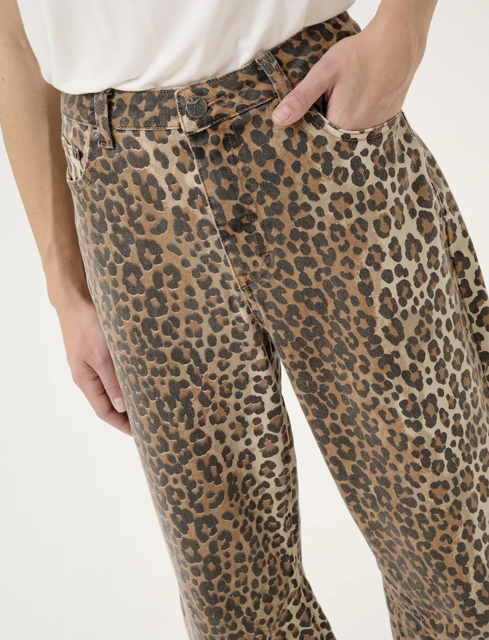Culture - CUaliena Pants - tapered jeans - leopard - 5