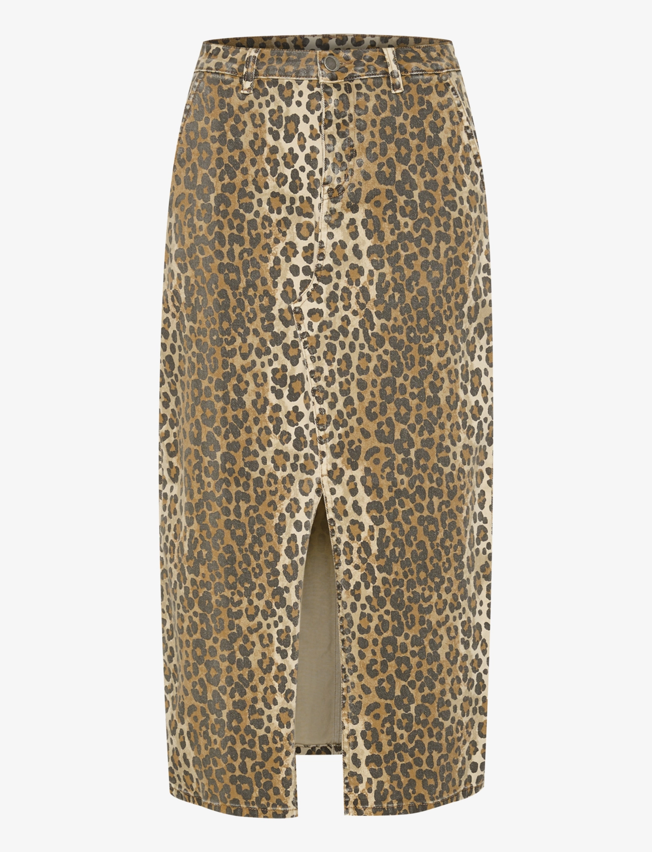 Culture CUaliena Skirt - Transitional Layering - LEOPARD / beige