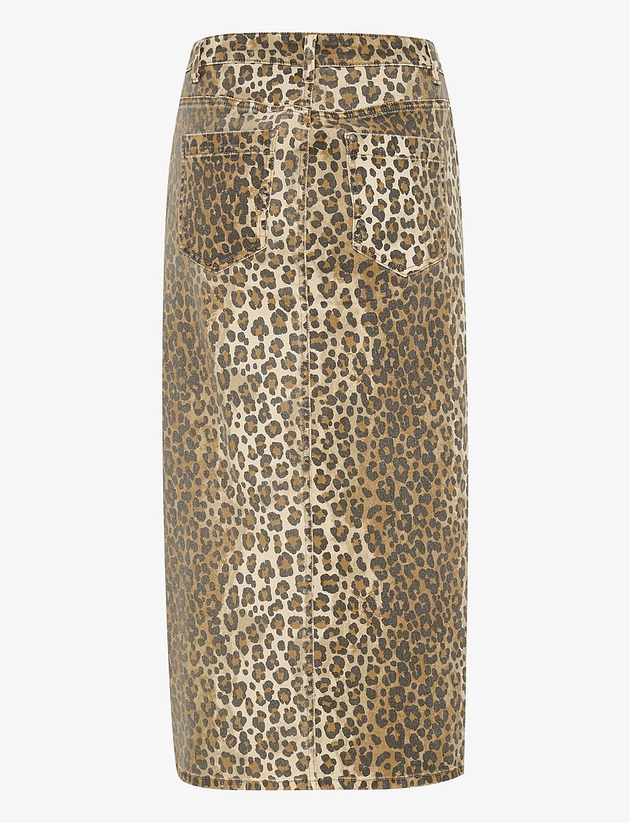 Culture - CUaliena Skirt - jupes midi - leopard - 2