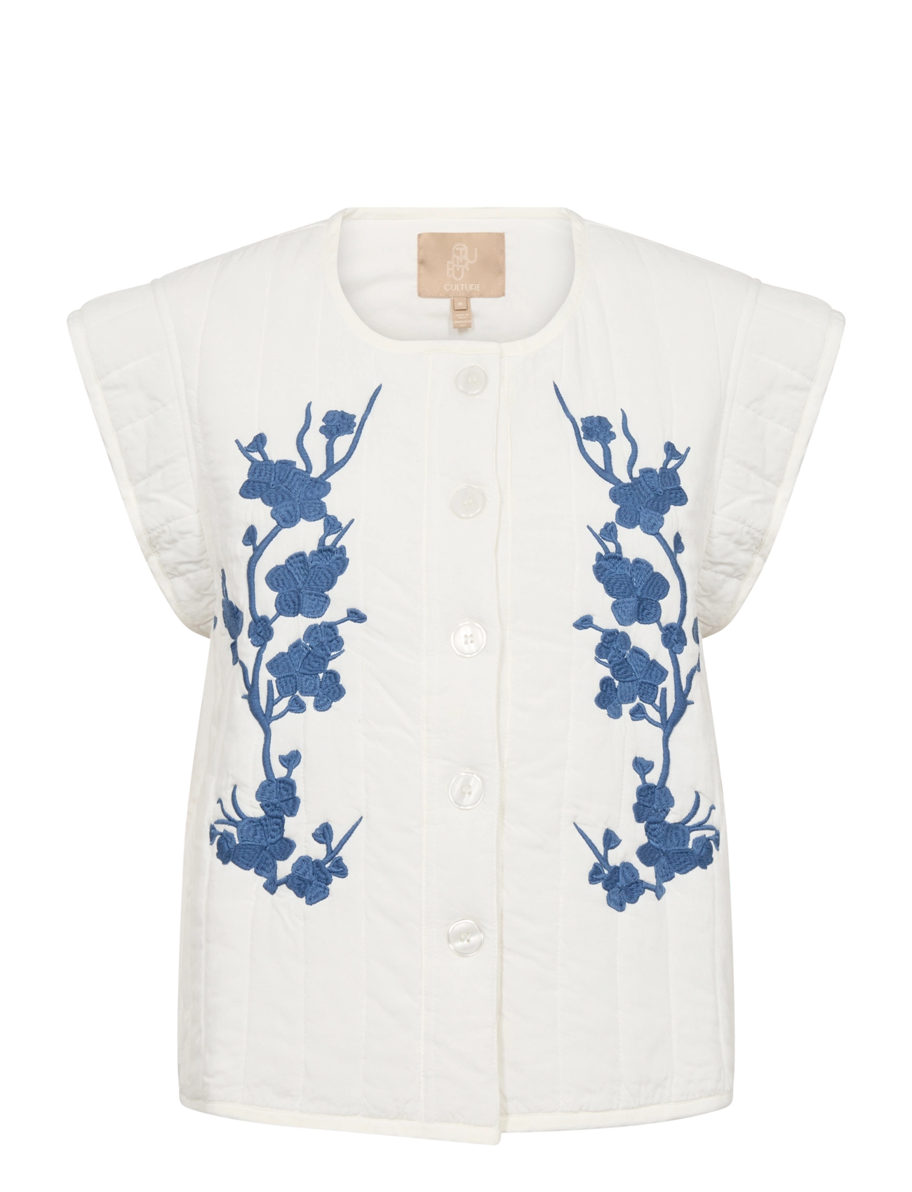 CULTURE Cupom Weste Weiß - M - Damen
