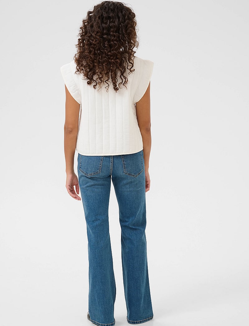 Culture - CUpom Waistcoat - kortærmede skjorter - spring gardenia - 4