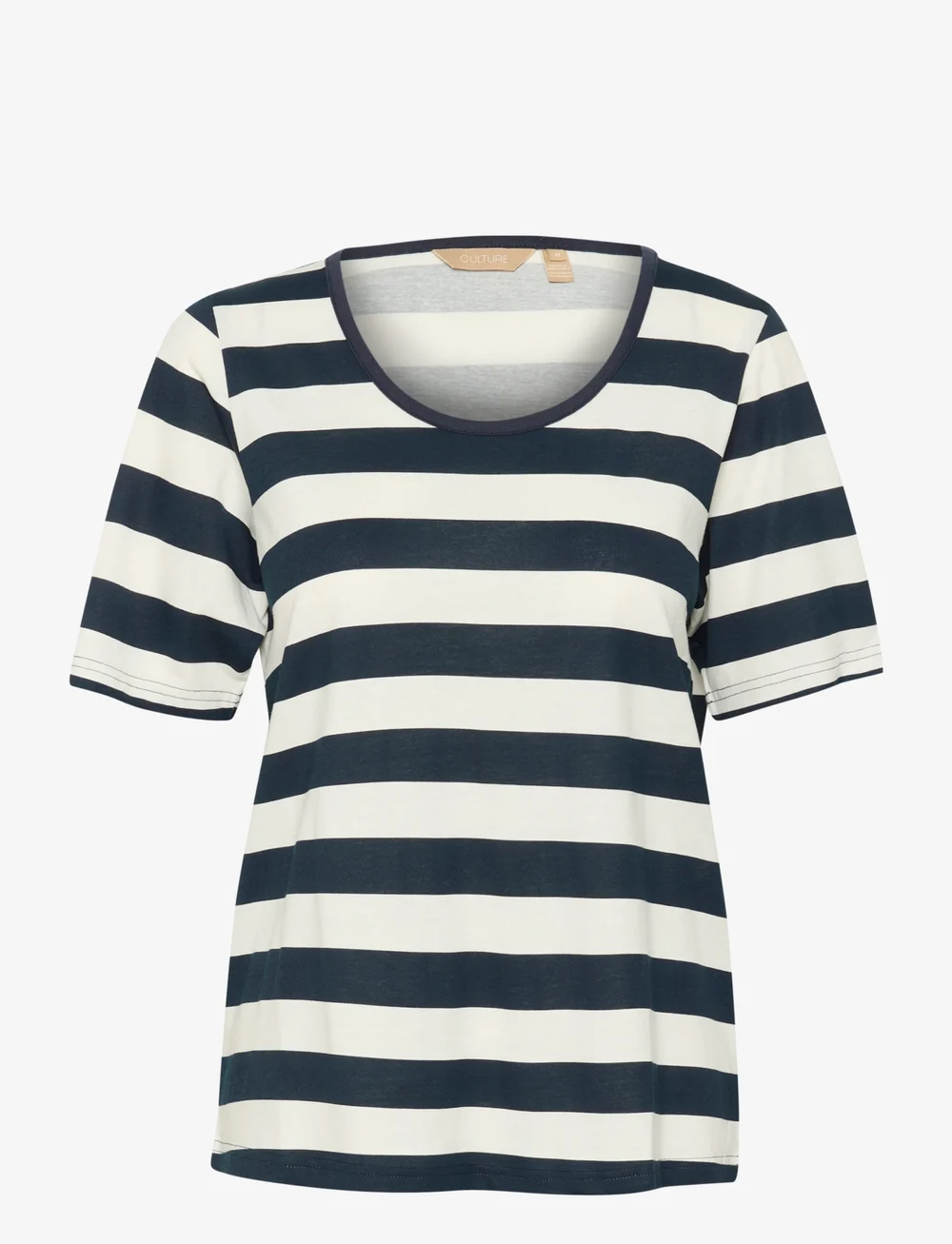 Culture - CUbenzo Deia T-Shirt - t-shirts - salute/white stripe - 1