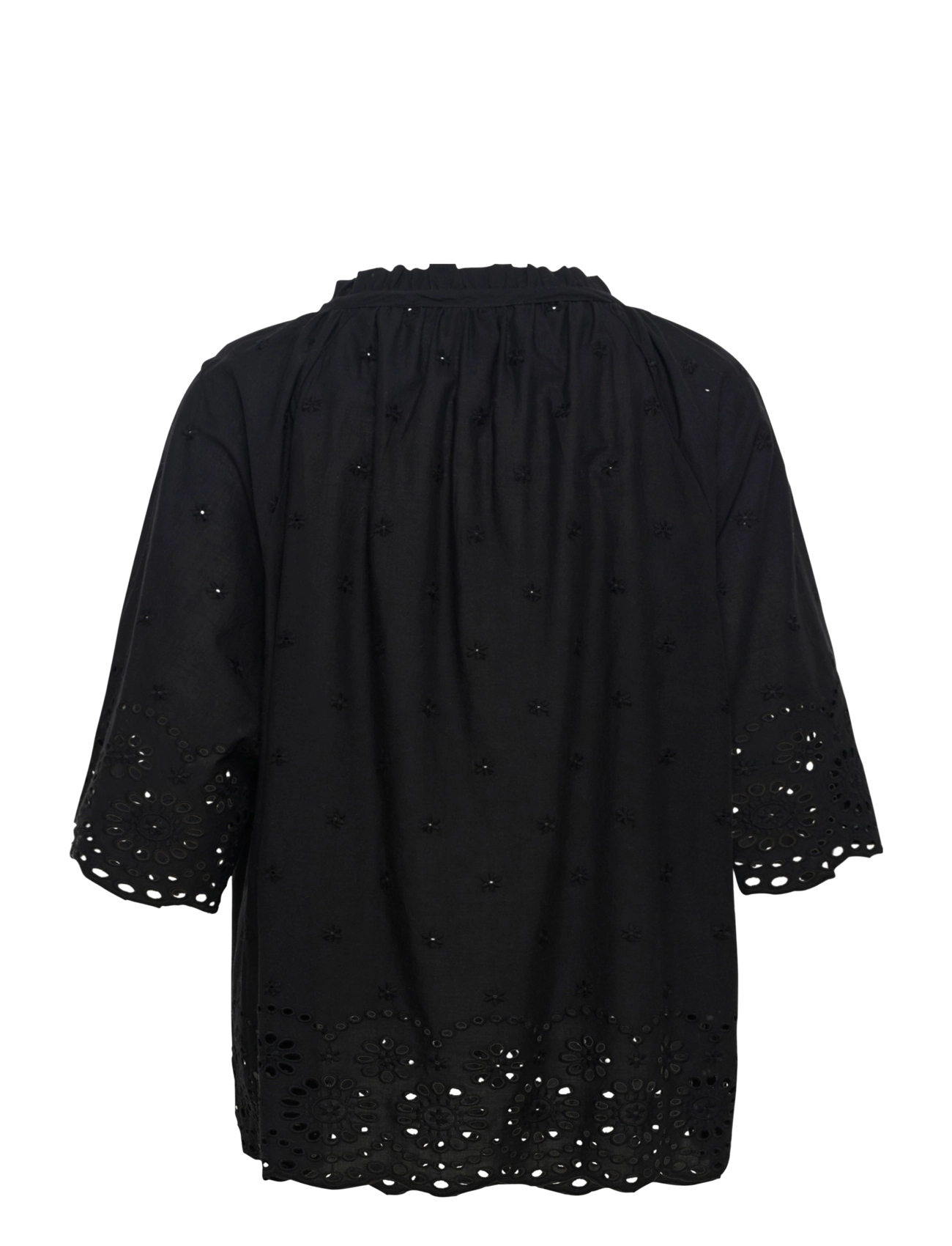 Culture - CUreya Blouse - bluzki krotkim rekawem - black - 2