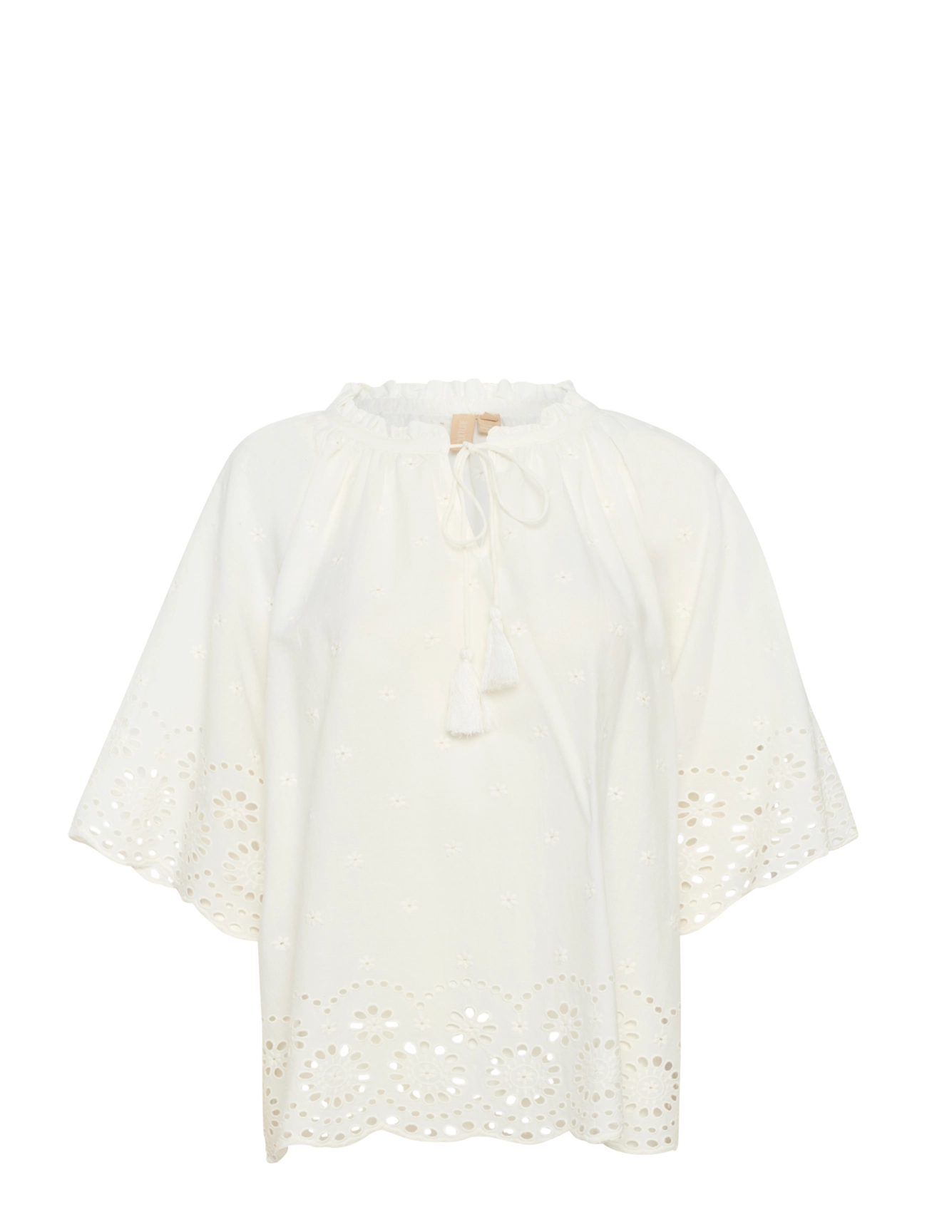 Culture CUreya Blouse - Bluser - SPRING GARDENIA / white