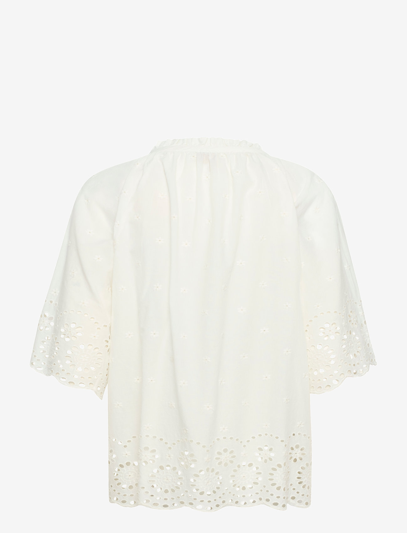 Culture - CUreya Blouse - kortærmede bluser - spring gardenia - 2