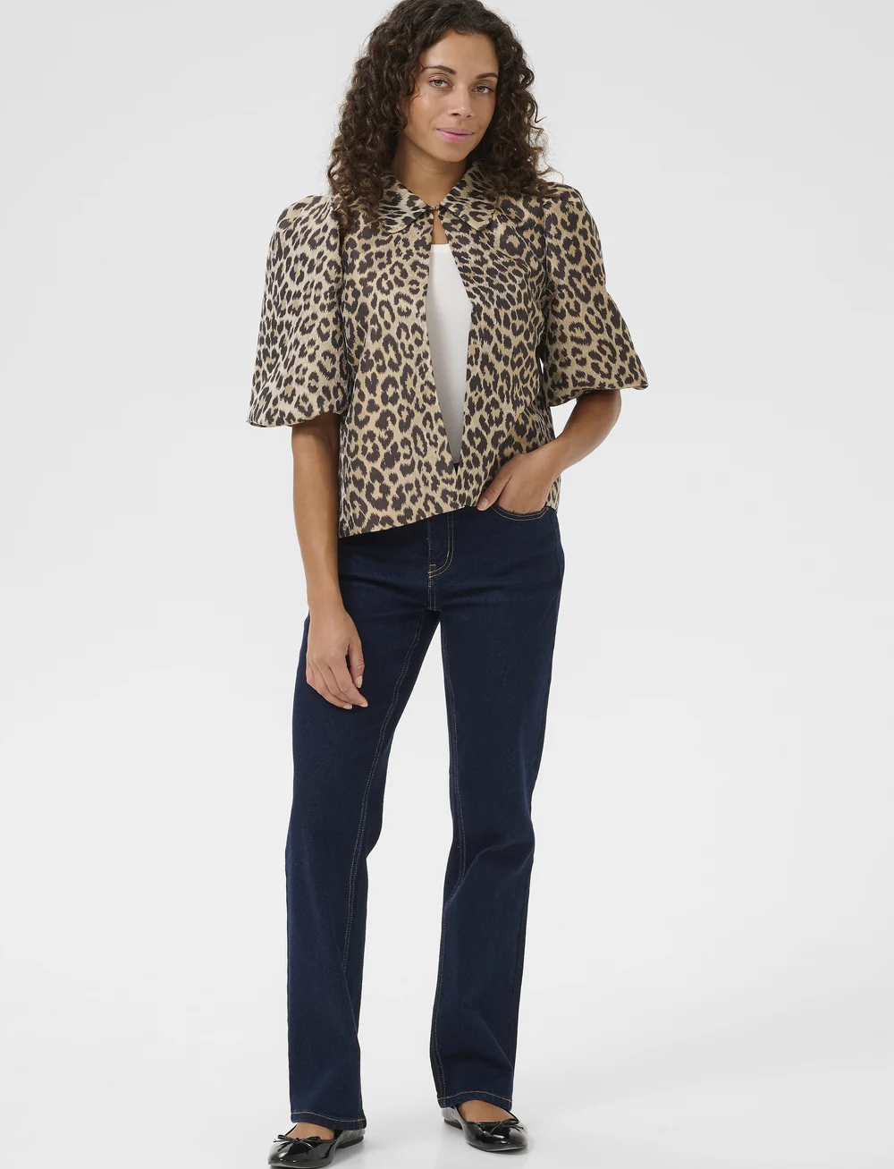 Culture - CUmuxi Jacket - høstjakker - leopard - 3