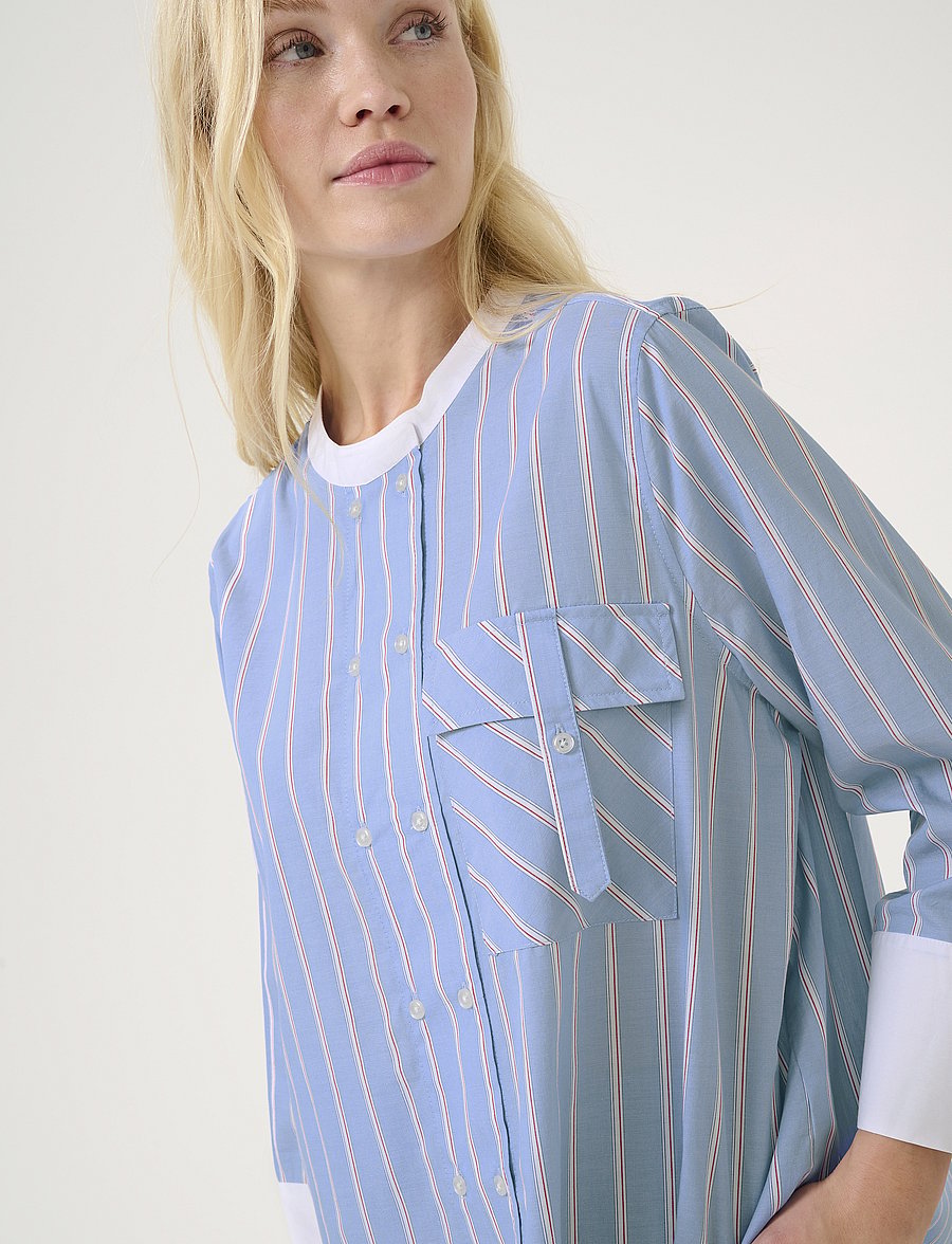 Culture - CUvelo Shirt - langärmlige hemden - blue stripe - 5