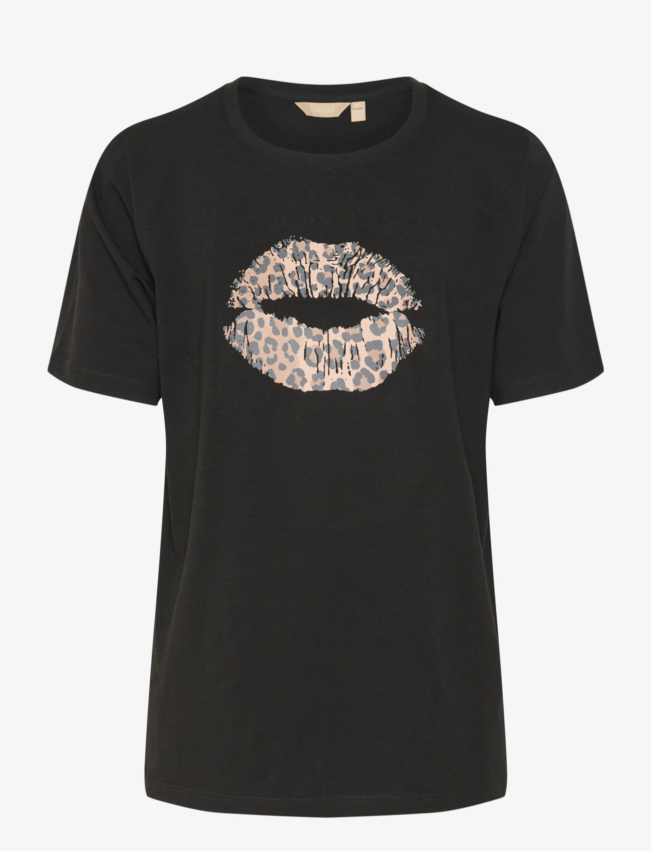 Culture CUnuga Gith T-Shirt - Tøj - BLACK / black