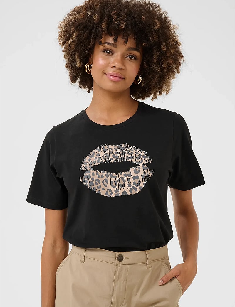 Culture - CUnuga Gith T-Shirt - t-shirts - black - 0