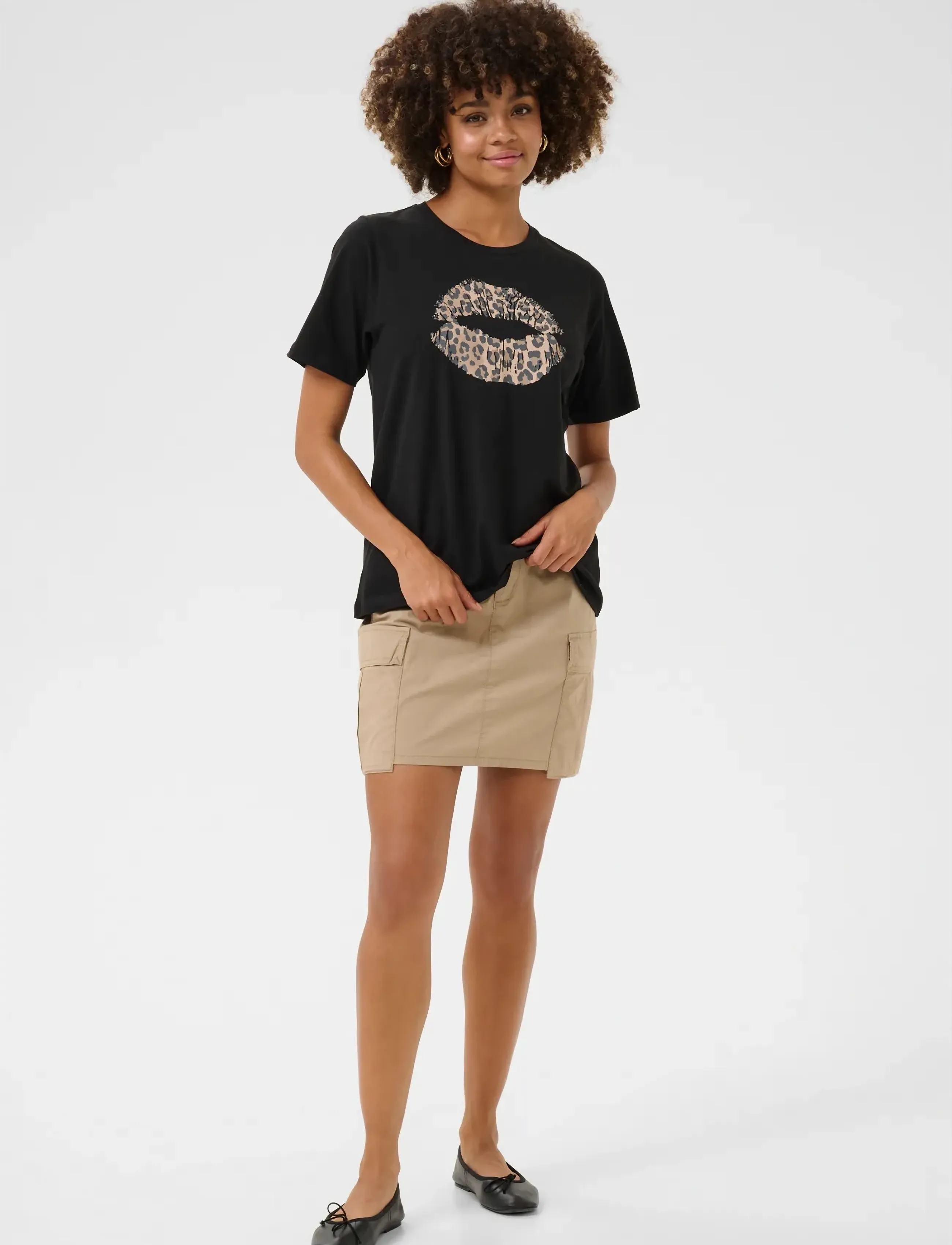 Culture - CUnuga Gith T-Shirt - t-särgid - black - 3