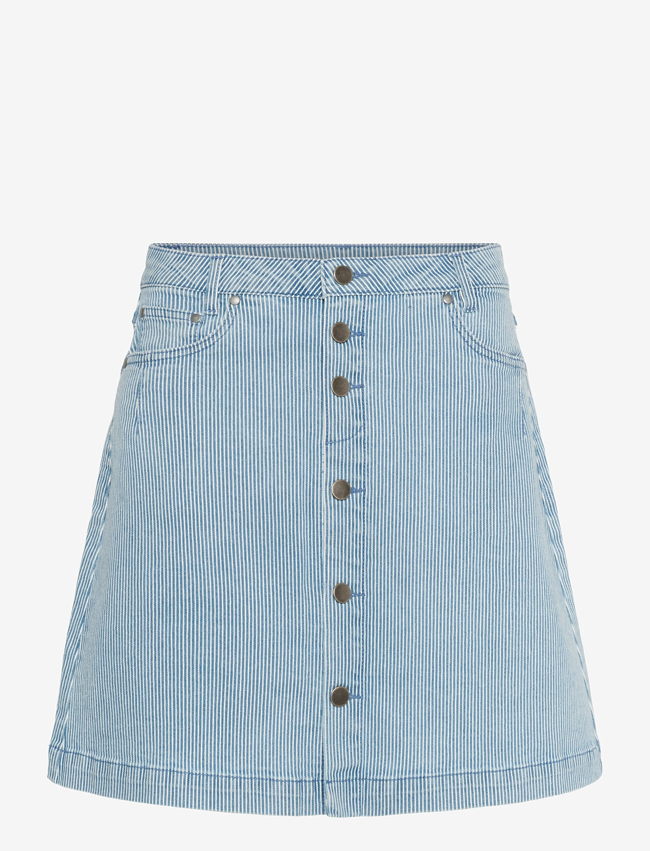 Culture - CUmilky Short Skirt - korte nederdele - blue/white stripe - 1