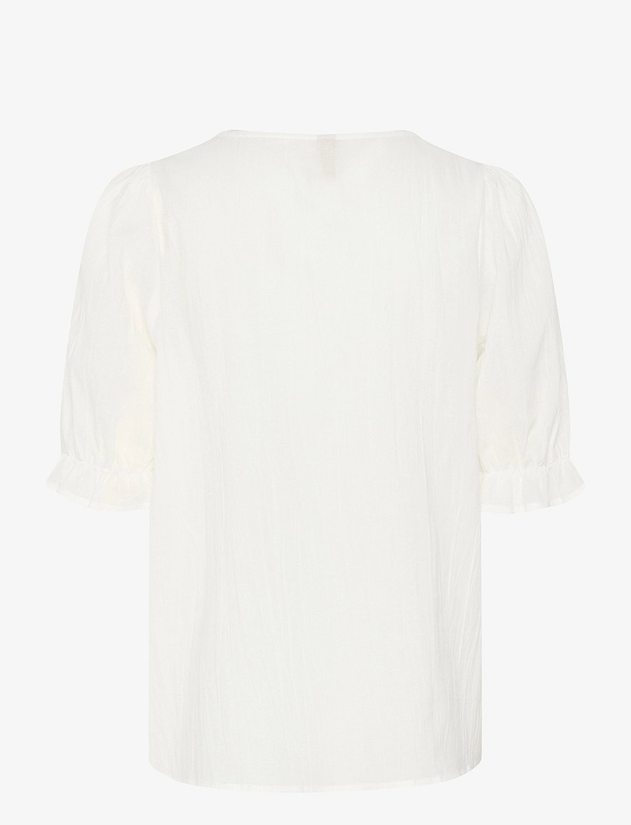 Culture - CUmuxi Toril Blouse - kurzämlige blusen - spring gardenia - 2