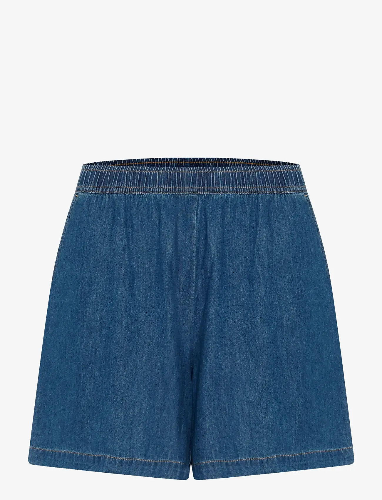 Culture - CUberteline Arpa Shorts - laveste priser - dark blue wash - 1