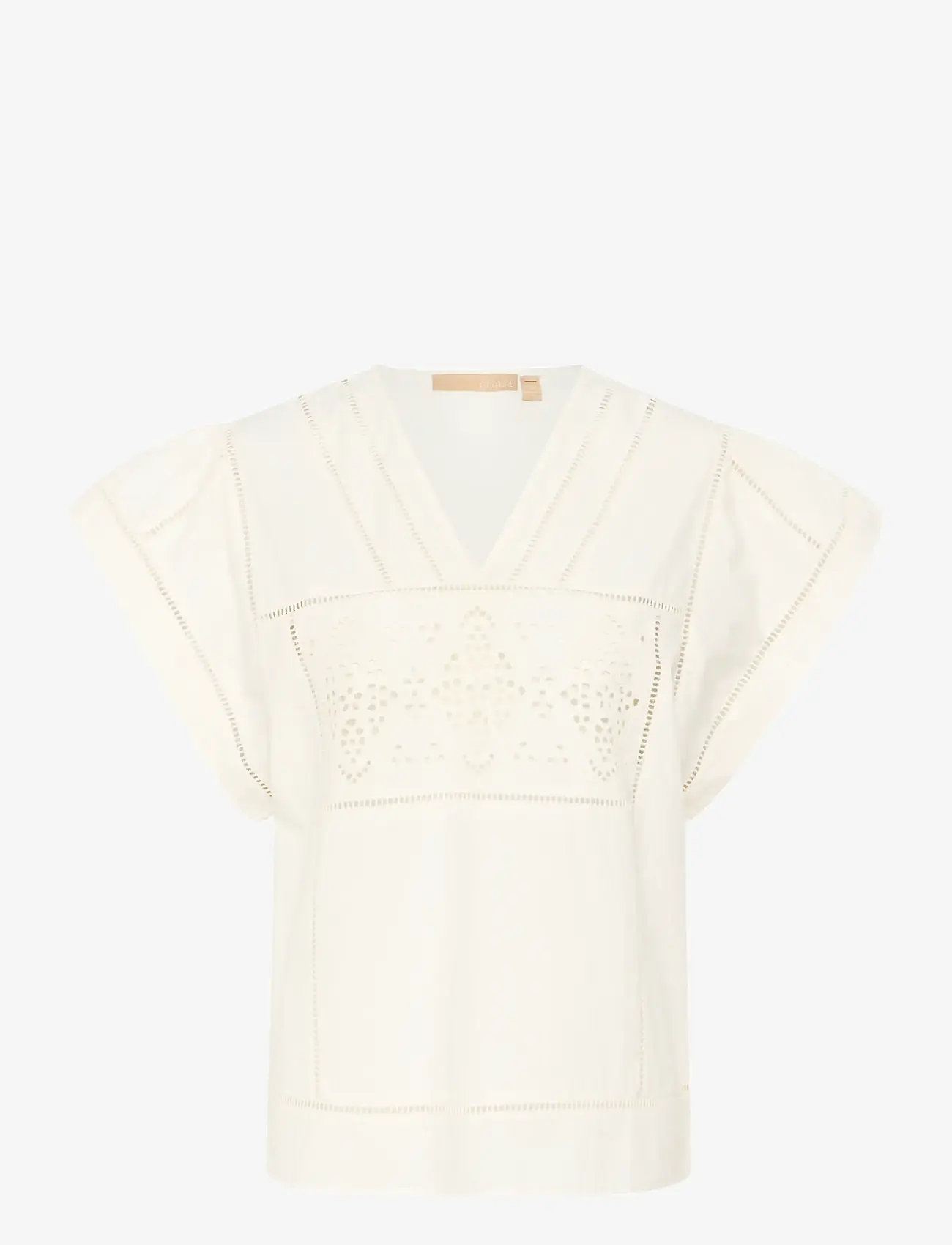 Culture - CUleso Olena Blouse - blouses met korte mouwen - spring gardenia - 1