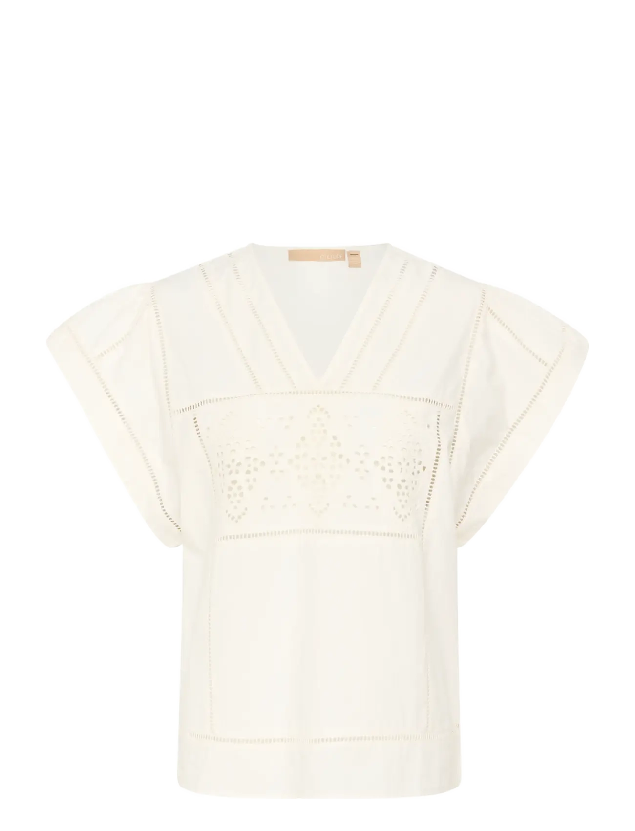Culture CUleso Olena Blouse - Tøj - SPRING GARDENIA / cream