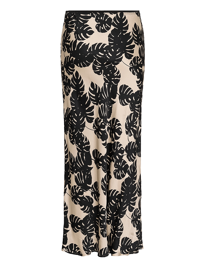 Culture - CUmiso Berna Skirt - röcke - black palm leaves - 2