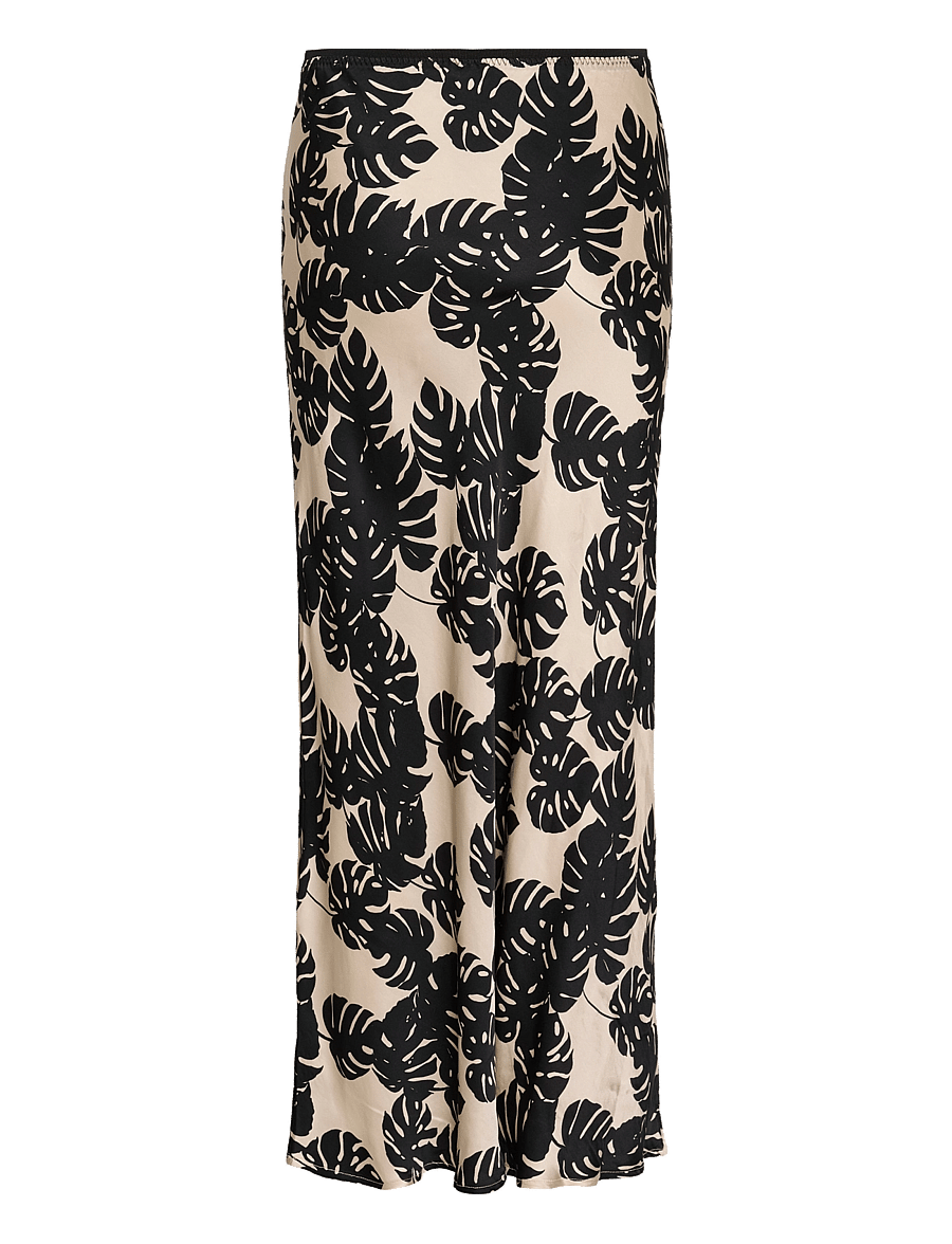 Culture - CUmiso Berna Skirt - röcke - black palm leaves - 2